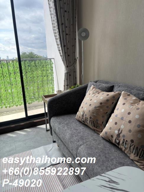 รูป P-49020 วิวเมืองสวย! บียอน สุขุมวิท 1 นอน ใกล้ BTS บางนา! 12,000 บาท | Line Id: @easythaihome | 085-592-2897 - รูปที่ 4/17