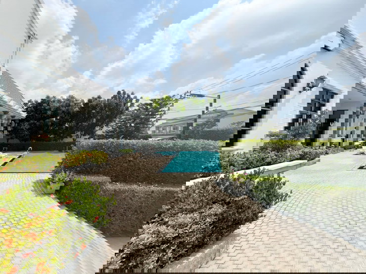 รูป ให้เช่า ทาวน์โฮม 2 ชั้น Indy 1 บางนา กม 7 หน้าสวน เฟอร์นิเจอร์พร้อมอยู่ - รูปที่ 19/19