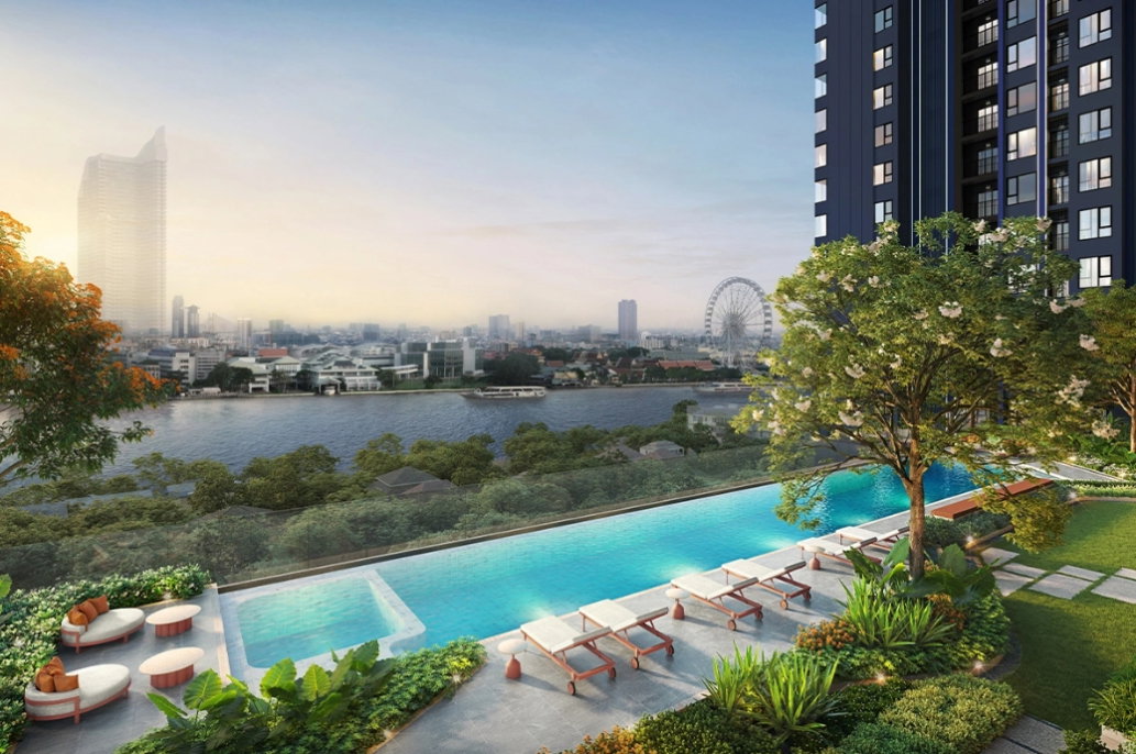 รูป 🔥 𝗛𝗢𝗧 𝐃𝐄𝐀𝐋 วิวแม่น้ำเจ้าพระยา ห้อง 𝐋𝐨𝐟𝐭 ขนาด 76 𝐬𝐪.𝐦. LOVE เจริญนคร - รูปที่ 9/13