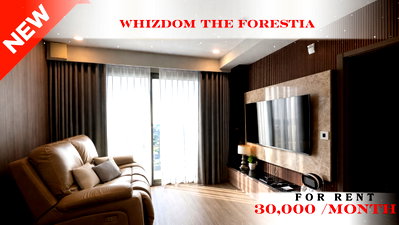 Condos for rent Mega Bangna : ❤️‍🔥 Rare Unit For Rent 📌 Whizdom The Forestias (Line: @rent2022) | Near BTS Udom Suk  ✨ Ready to move in! ✨ 📌 Ref Code: A11118