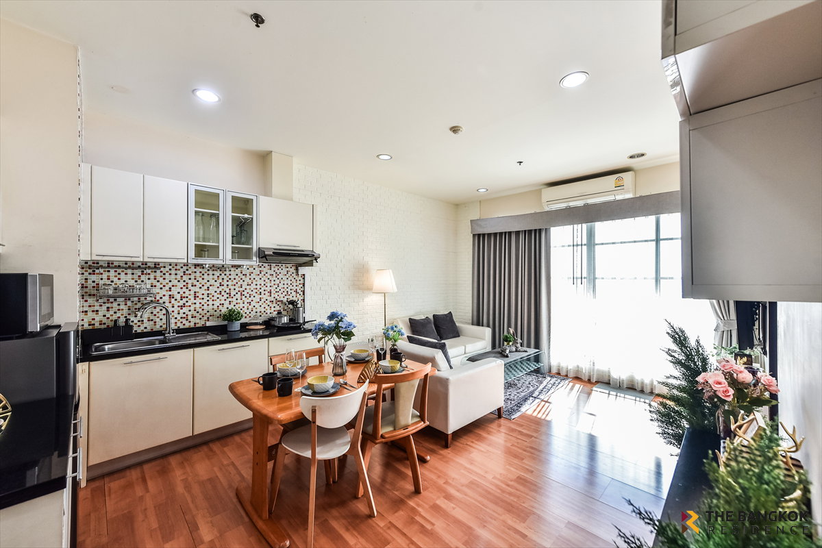 รูป คอนโดให้เช่า🌃 Baan Klang Krung Siam Pathumwan ใกล้ BTS ราชเทวี 32K 2นอน 67ตรม 🛋️ ห้องเฟอร์ครบ แต่งสวย ชั้นสูง พร้อมเข้าอยู่  - รูปที่ 7/10