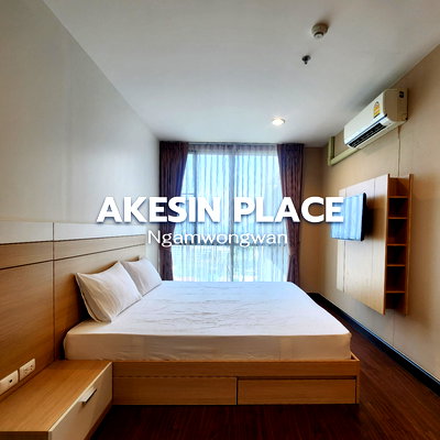 Condos for rent : 🏙️ Condo for Rent: Akesin Place Ngamwongwan – Spacious Unit, Great Location Near MRT✨ LINE : @steadfastre