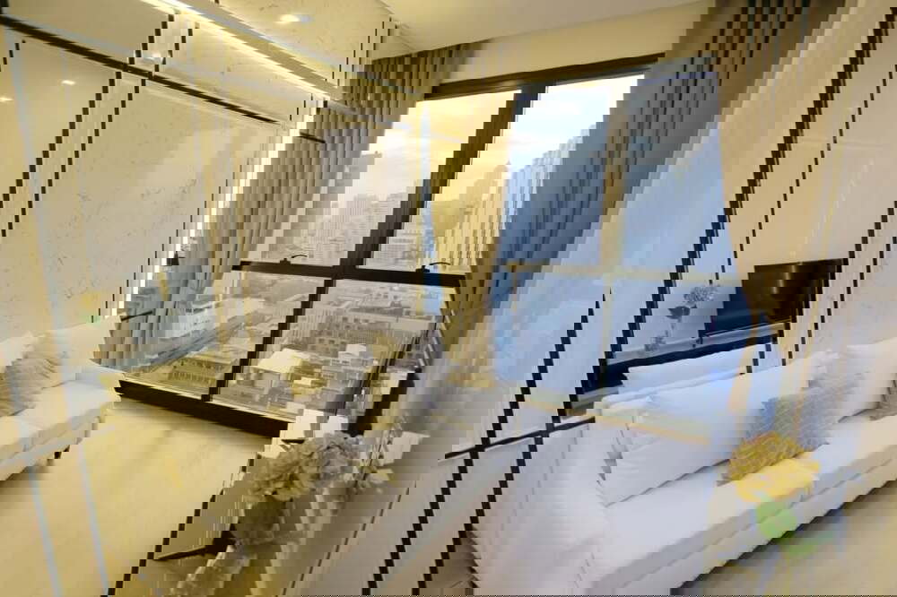 รูป 🔥เช่าด่วน !! Ashton Asoke, 1 ห้องนอน, 1 ห้องน้ำ, วิวเมือง, ชั้นสูง 16+, ตกแต่งสไตล์โมเดิร์น !!🔥Code C20221206766 แต่งครบ, พร้อมเข้าอยู่📣📣 - รูปที่ 2/7