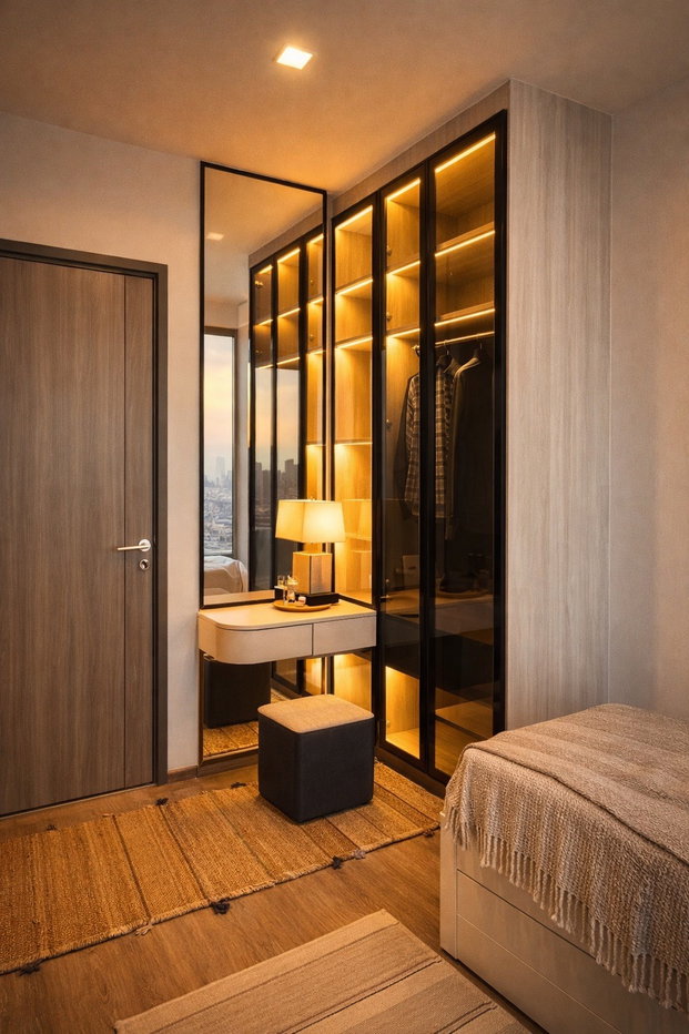 รูป ✅ ✅ ให้เช่า - RHYTHM Charoenkrung Pavillion , Luxury 2 ห้องนอน พร้อมเข้าอยู่ ติดต่อไลน์ @bktasset โทร 095-325-8928 - รูปที่ 3/5