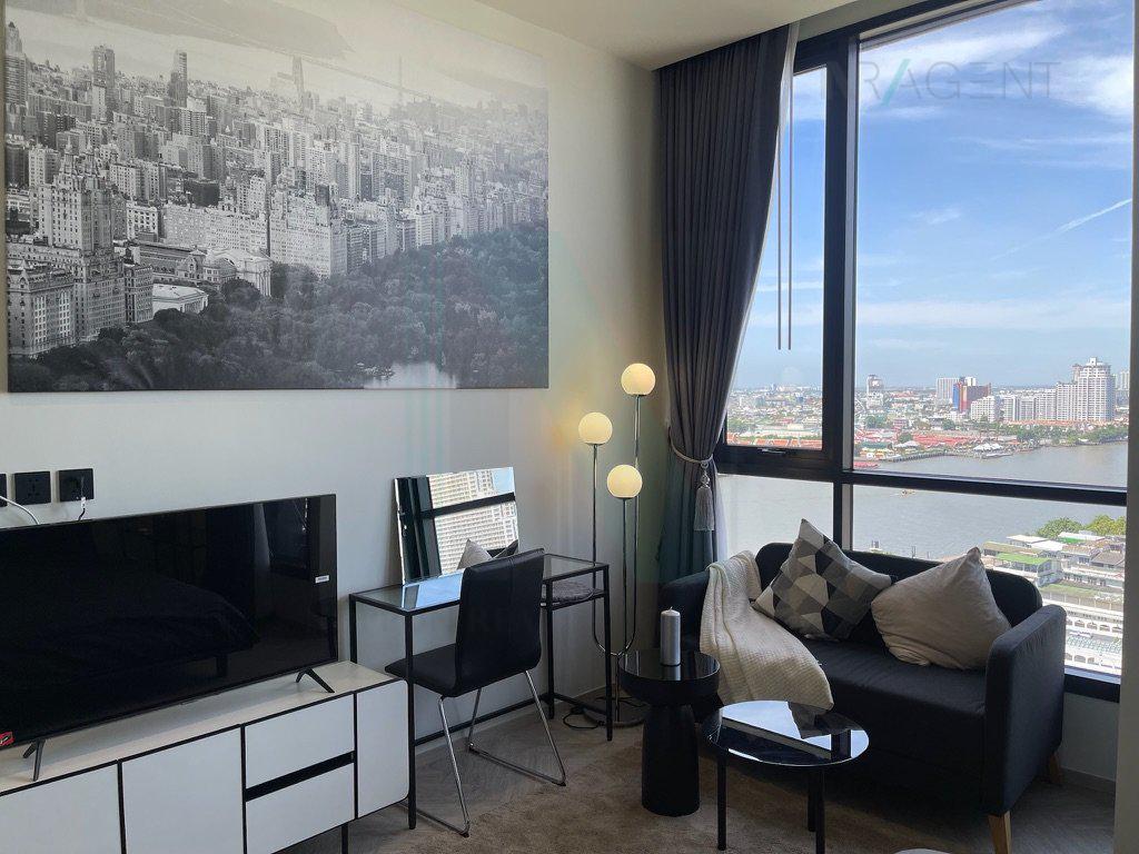 รูป 🔺 ให้เช่าคอนโด แชปเตอร์ เจริญนคร-ริเวอร์ไซด์ อาคาร B ชั้น 18 สตูดิโอ ขนาด 25.00 ตรม ใกล้ BTS กรุงธนบุรี - รูปที่ 2/8