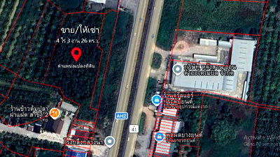 ที่ดิน หลังสวน ชุมพร : ขายที่ดินถมแล้ว ติดถนนสายเอเชีย อ.หลังสวน จ.ชุมพร