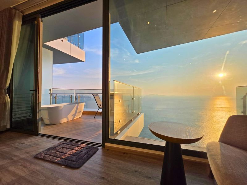 รูป ให้เช่า: อารมณ์ วงศ์อมาตย์ 1ห้องนอน 1ห้องน้ำ+อ่างที่ระเบียง ชั้น 44 วิวทะเล เฟอร์นิเจอร์ครบ - รูปที่ 20/68