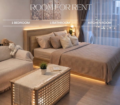 #A124268 ✅ 8/4/69  ให้เช่า Ratchada Orchid  📲📢สอบถาม ld line @condoboy