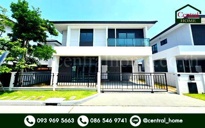 บ้านเดี่ยว สถาบันเทคโนโลยีนานาชาติสิรินธร (SIIT) มหาวิทยาลัยธรรมศาสตร์ : บ้านเดี่ยว เซนโทร ติวานนท์ - ศรีสมาน บ้านใหม่ ถูกสุดในโครงการ