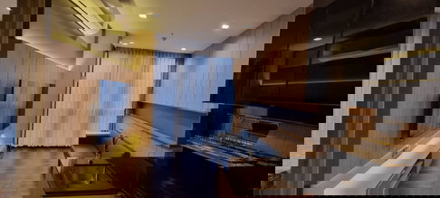 P-120099 วิวเมืองสวย! The Line Asoke-Ratchada 1 นอน ใกล้ MRT พระราม 9! 25,000 บาท | Line Id: @easycondoplus | 099-229-6397