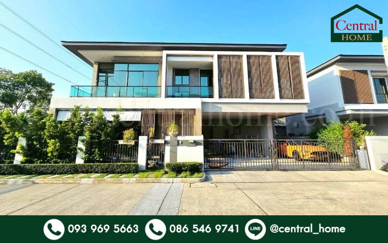 ขายบ้านเดี่ยว : บ้านเดี่ยว บางกอก บูเลอวาร์ด ดอนเมือง-แจ้งวัฒนะ หลังริม บิ้วอินใหม่ทั้งหลัง