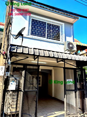 เช่าทาวน์โฮม ถนนรามอินทรา : #ให้เช่าทาวน์เฮ้าส์2ชั้น  ต่อเติมห้องนอนด้านหน้า 3ห้องนอน แอร์2 ตัว #หมู่บ้านเลิศอุบล5 ซ.สวนสยาม3 ราคา 10,000/เดือน ถ.รามอินทรา