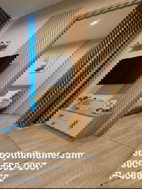 รูป [คอนโดให้เช่า ชั้นสูงวิวสวย! P-49062 ไอดีโอ โมบิ สุขุมวิท อีสต์พอยท์ ใกล้ BTS บางนา & BTS แบริ่ง] | 18,000 | line @easythaihome 085-592-2897 - รูปที่ 5/7