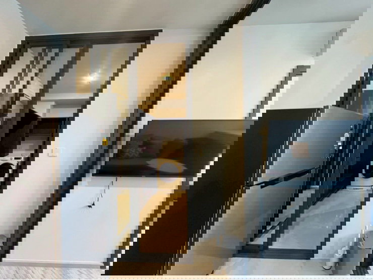 รูป 📍XT Huaikhwang✨คอนโดหรูห้วยขวาง ห้องใหญ่แต่งครบพร้อมอยู่ (1 ห้องนอน ขนาด 35 ตรม.) เช่าเพียง 22,000/เดือน ▫️Line: @sanhaproperty📲095-6922871 รับโค - รูปที่ 15/17