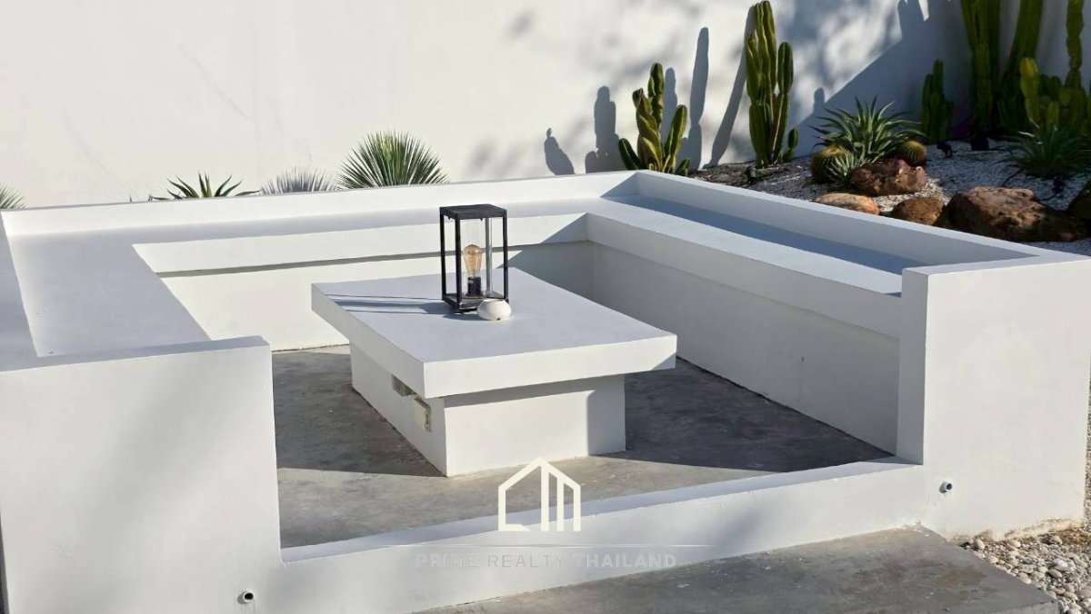 รูป บ้านพักตากอากาศ สไตล์มินิมอล หลังนี้อยู่หัวหิน 88 - รูปที่ 37/39