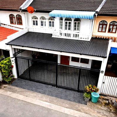 เช่าทาวน์โฮม เขตสะพานสูง : รร.เตรียมอุดมศึกษาน้อมเกล้า 900ม. 4แอร์ ทาวน์เฮาส์ 2 คูหา 3นอน 3 น้ำ รพ.เกษมราษฎร์ รามคำแหง 750ม. 40 ตร.ว. 320 ตร.ม.