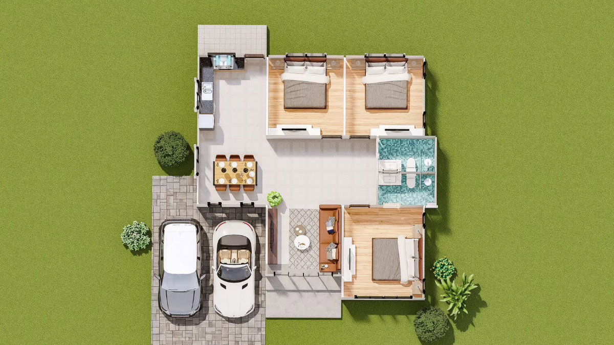 รูป ขายบ้านใหม่ใกล้รวมโชค โครงการบ้าน Morning เหมาะกับคนอยากมีบ้านหลังแรก บ้านสวย น้ำไมท่วม เดินทางสะดวก-SW003591 - รูปที่ 5/20