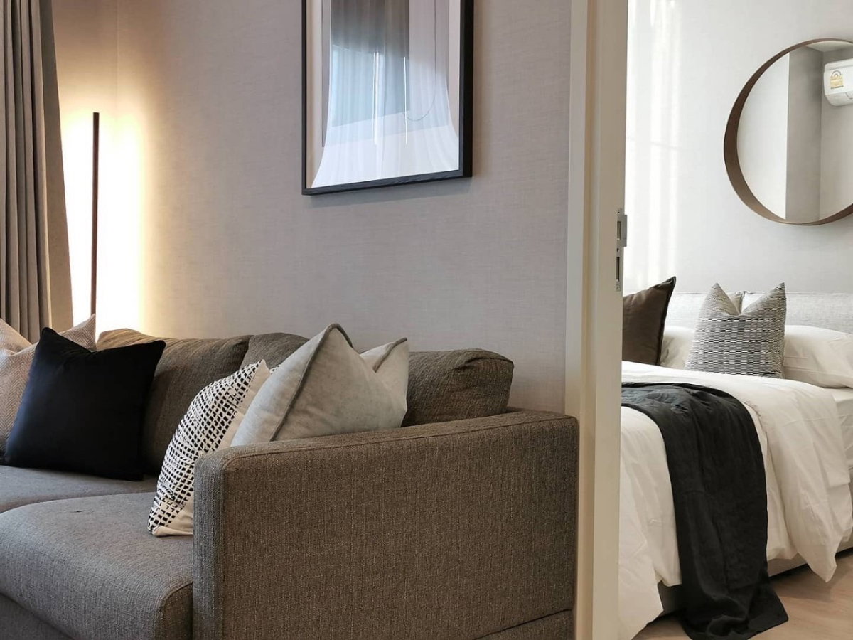 รูป ✅ ✅ ให้เช่า - Noble Revolve Ratchada , 1 ห้องนอน พร้อมเข้าอยู่ ติดต่อไลน์ @bktasset โทร 095-325-8928 - รูปที่ 3/10