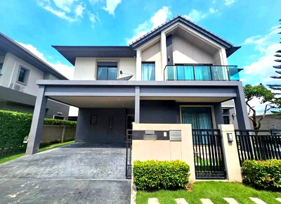 ขายบ้านเดี่ยว : 🔥 ขายบ้านเดี่ยว บางกอก บูเลอวาร์ด สาทร - ปิ่นเกล้า 2 🔥 / 4 ห้องนอน #HRP2068