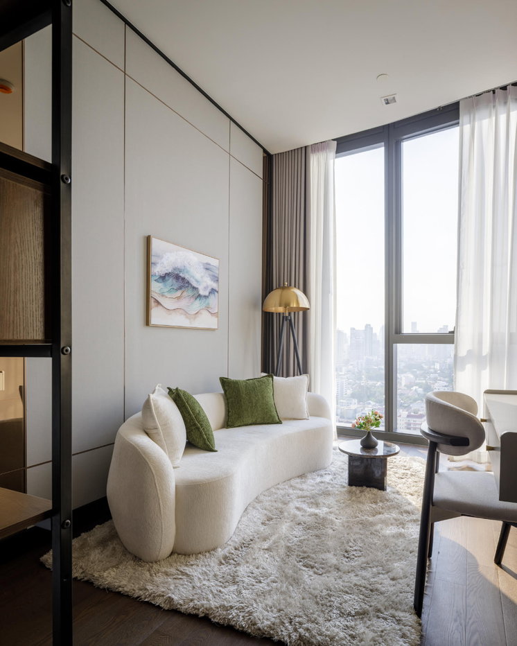 รูป code : H162 ว่างแล้ว!! คอนโดให้เช่า เอสทีค ทองหล่อ (AESTIQ Thonglor) | ห้องมุม วิวเมือง Private Lift หรูหราระดับ Luxury - รูปที่ 4/18