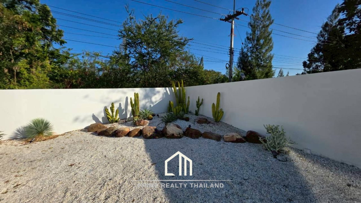 รูป บ้านพักตากอากาศ สไตล์มินิมอล หลังนี้อยู่หัวหิน 88 - รูปที่ 38/39