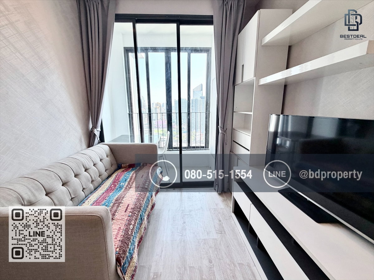 รูป Bestdeal ให้เช่า 1 ห้องนอน 31ตรม.ราคา 15,500/เดือนเท่านั้น เฟอร์นิเจอร์และเครื่องใช้ไฟฟ้าครบ“IDEO MOBI RAMA 9” ใกล้MRT และ เซ็นทรัลพระราม 9 - รูปที่ 3/13