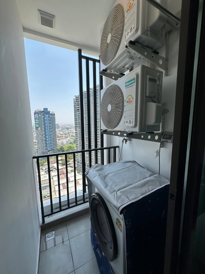 รูป 🌟**ปล่อยเช่าคอนโด วิวสวย โล่ง เป็นส่วนตัว** Regent home Wutthakat ใกล้ bts วุฒากาศ🚝 - รูปที่ 6/8