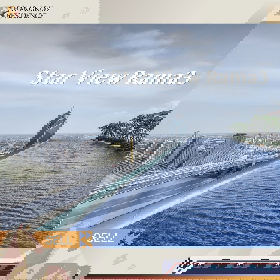รูป 📌 ขายคอนโด Star View Rama 3 ราคาดี ใกล้ Terminal 21 Rama 3 - รูปที่ 1/6