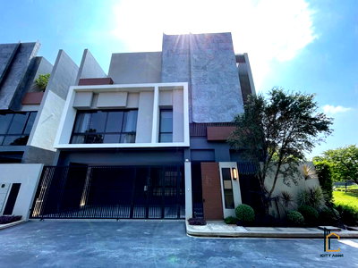 เช่าบ้านเดี่ยว ถนนรามคำแหง : 🔥For Rent!! corner unit 4b5b 250k - BuGaan Krungthep Kreetha 📞Call 090 919 9898