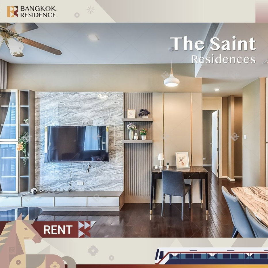 รูป  Rare Penthouse! 💎 The Saint Residences ห้องพิเศษ ยูนิตหายากมากในโครงการ 💎ใกล้ MRT พหลโยธิน  - รูปที่ 1/10