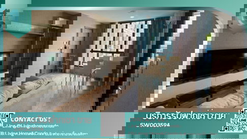 ขายคอนโด The Cube Urban Sathon - Chan ห้องใหญ่ วิวสระว่ายน้ำ เฟอร์นิเจอร์และเครื่องใช้ไฟฟ้าครบ ใกล้ Icon Siam-SW003594