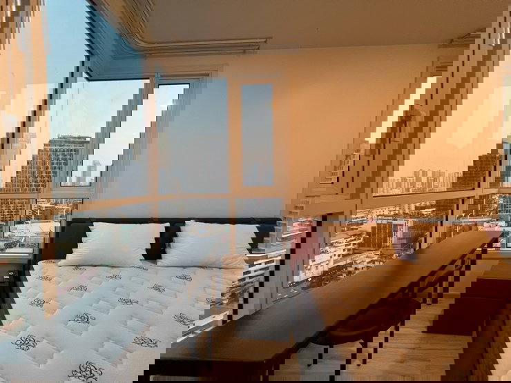 รูป 🔥ราคาดี 34K✨ เอ็กซ์ที ห้วยขวาง ใกล้ MRT ห้วยขวางพร้อมอยู่ (2 นอน 2 น้ำ) 60 ตรม. วิวสวย เฟอร์ครบ ▫️Line: @sanhaproperty📲095-6922871 - รูปที่ 9/22