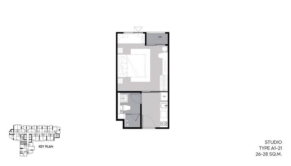 รูป คอนโด 1-ห้องนอน ที่ ไลฟ์ ลาดพร้าว ใกล้ BTS ห้าแยกลาดพร้าว (ID 140474) - รูปที่ 8/9