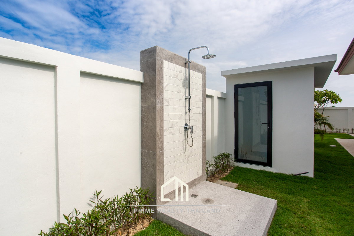 รูป พูลวิลล่าสไตล์โมเดิร์น ในซอย 112 – บ้านพักอาศัยส่วนตัว บนทำเลคุณภาพ - รูปที่ 8/29