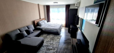 คอนโดให้เช่า : ให้เช่าคอนโด D Condo Campus Resort Bangna ห้องแต่งสวย เฟอร์ฯครบพร้อมอยู่ (มีเครื่องซักผ้า) ใกล้ ม.ABAC บางนา ทำเลดีเดินทางสะดวก