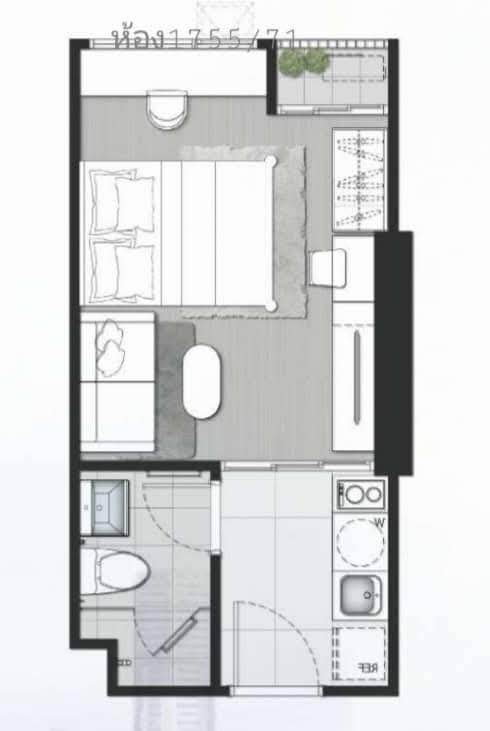 รูป 🏢 ให้เช่าคอนโด : Knightsbridge Prime Ratchayothin (ไนท์บริดจ์ ไพร์ม รัชโยธิน)   รหัสทรัพย์  | 📌LNP-C12815 - รูปที่ 18/19