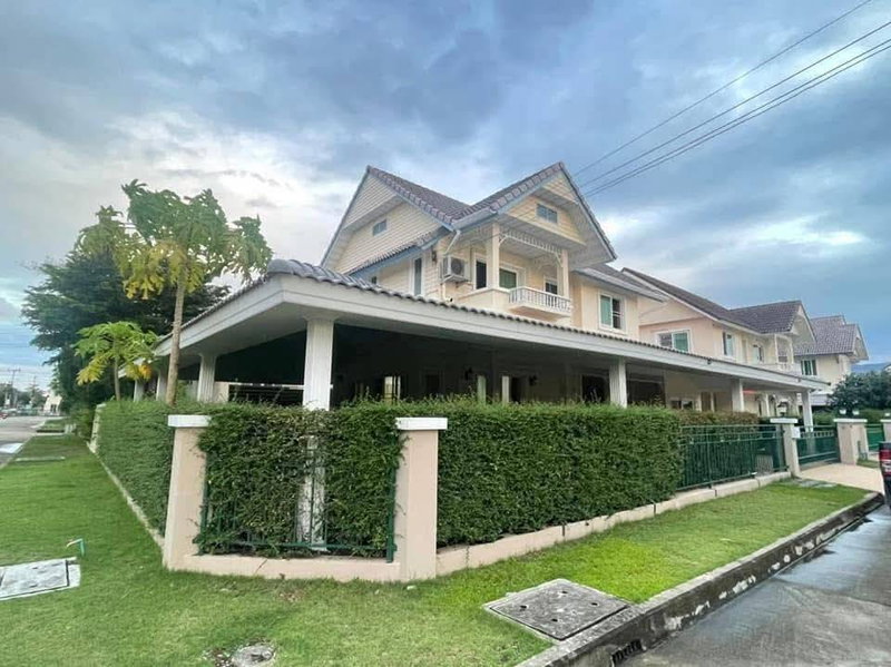 ขายบ้านเดี่ยว : ขายบ้านเดี่ยว 2 ชั้น ในหมู่บ้านนนนิภา แม่โจ้-เชียงใหม่ (H418) ใกล้มหาวิทยาลัยแม่โจ้ T.0946511456