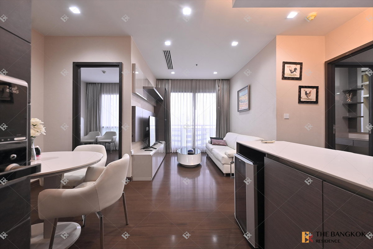 รูป  Condo for rent at Ivy Ampio 🌃 ใกล้ MRT ศูนย์วัฒนธรรมฯ 2 นอน 80 ตร.ม. ห้องสวย ราคาดี 🔥  - รูปที่ 6/10