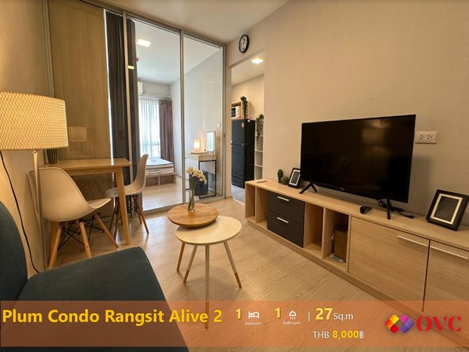 Hot Price for rent @Plum Condo Rangsit Alive 2