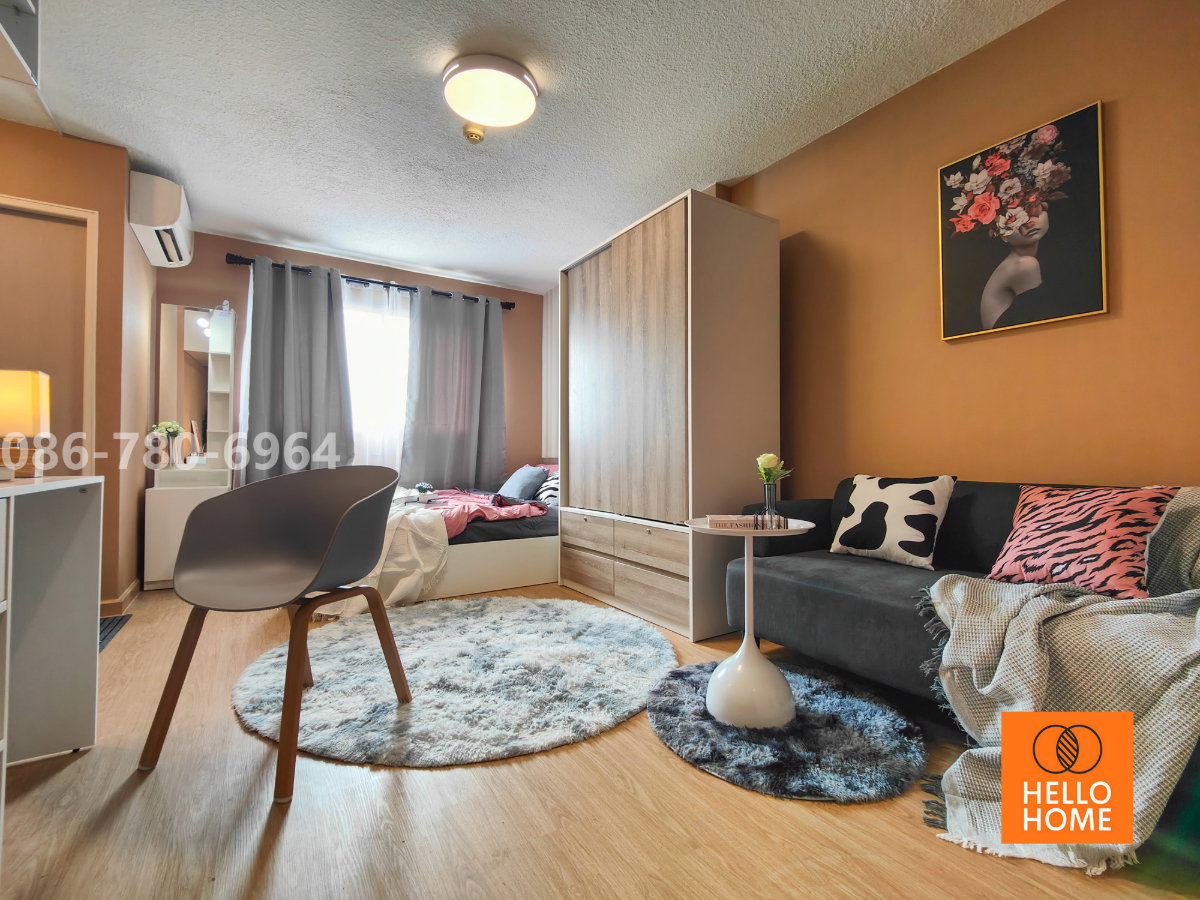 รูป ห้องสวย มีเครื่องซักผ้า ลุมพินี คอนโดทาวน์ ร่มเกล้า-สุวรรณภูมิ - รูปที่ 1/25