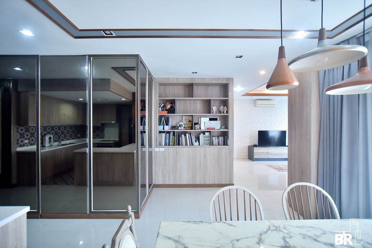 รูป Condo for Rent 🌃 Villa Asoke, near MRT Phetchaburi, 80K 2BR 172.19 sqm💫Beautiful Unit with unblocked view - รูปที่ 7/14