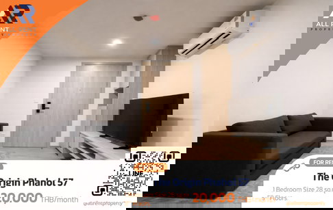 Cozy living in central Phaholyothin ✨ The Origin Phahol 57 | 1BR 28.16 sq.m. | 5th floor | Near cafes & restaurants