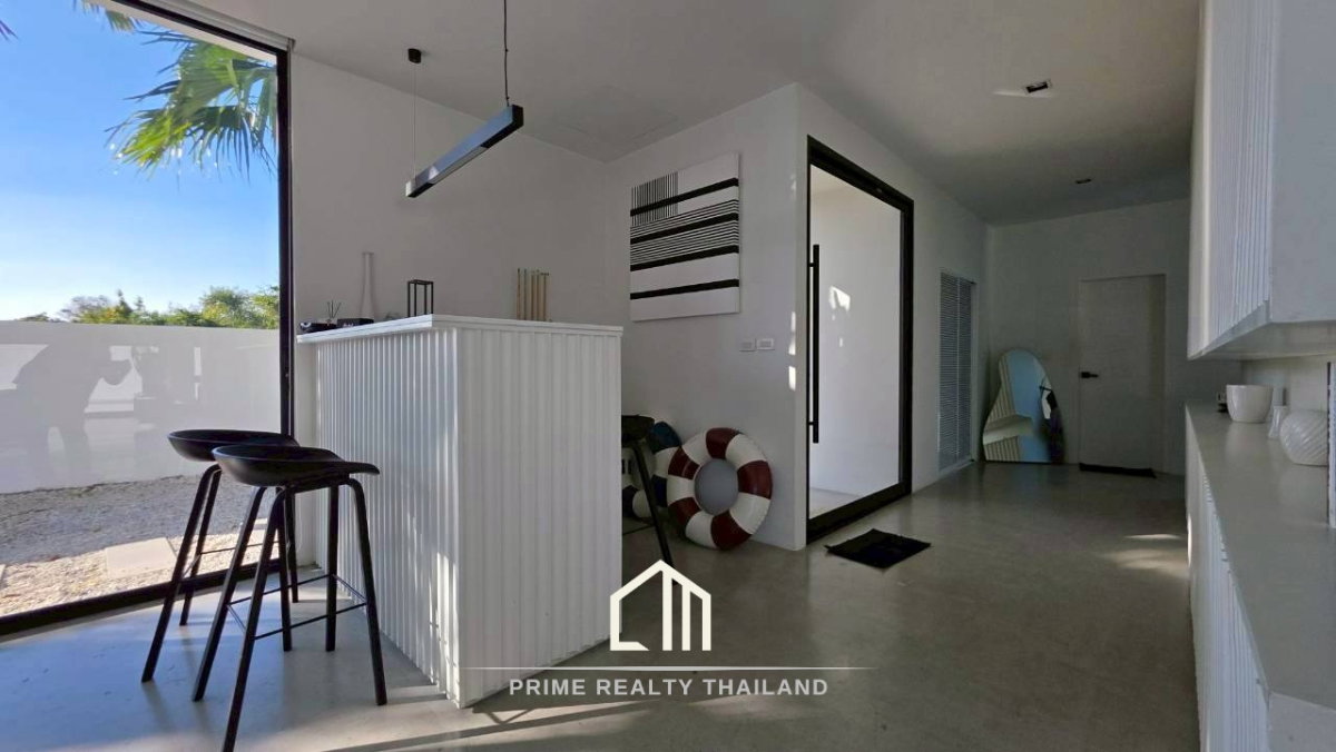 รูป บ้านพักตากอากาศ สไตล์มินิมอล หลังนี้อยู่หัวหิน 88 - รูปที่ 27/39