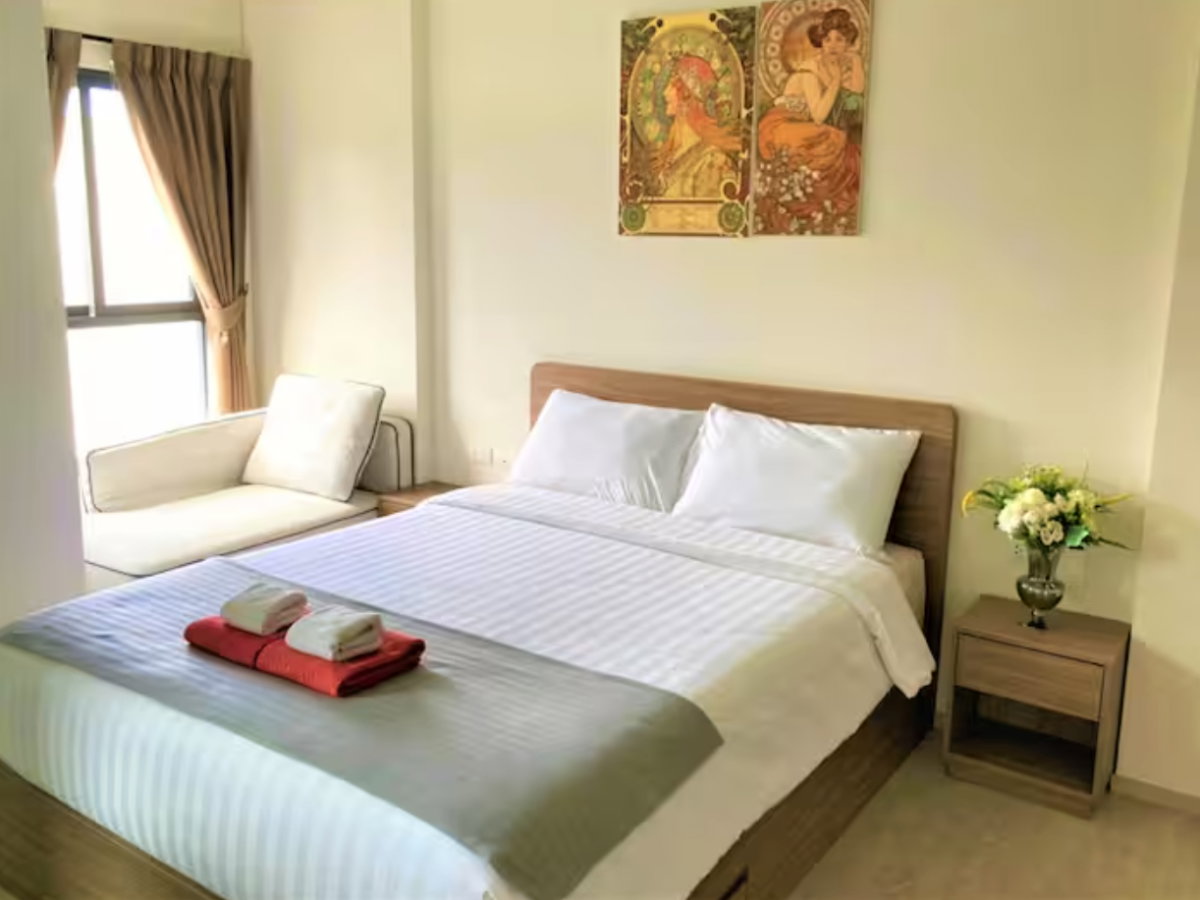 picture Condo for rent at La Casita, 7th floor, pool view, 35 sqm. - 3/8