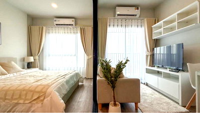 คอนโดให้เช่า : #Ready for short-term rent (1- 4 months) Condo: Rich Point @ BTS Wutthakat (High Rise Condo next to Wutthakat BTS station 0 metres)