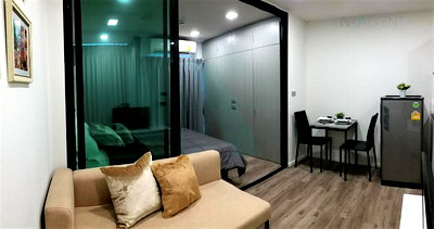 คอนโดให้เช่า : ให้เช่าคอนโด โมดิซ สเตชั่น อาคาร 1 ชั้น 5 1 ห้องนอน ขนาด 26.00 ตรม ใกล้ Tesco Lotus หลักสี่