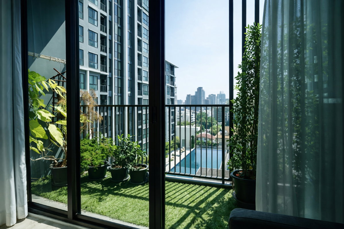 รูป 🔥 ปล่อยเช่าด่วน! Quinn Ratchada 17 1 ห้องนอน ชั้น 8 ห้องกว้าง ใกล้ MRT รัชดาภิเษก เดินทางสะดวก เพียง 22,000/เดือน - รูปที่ 8/8