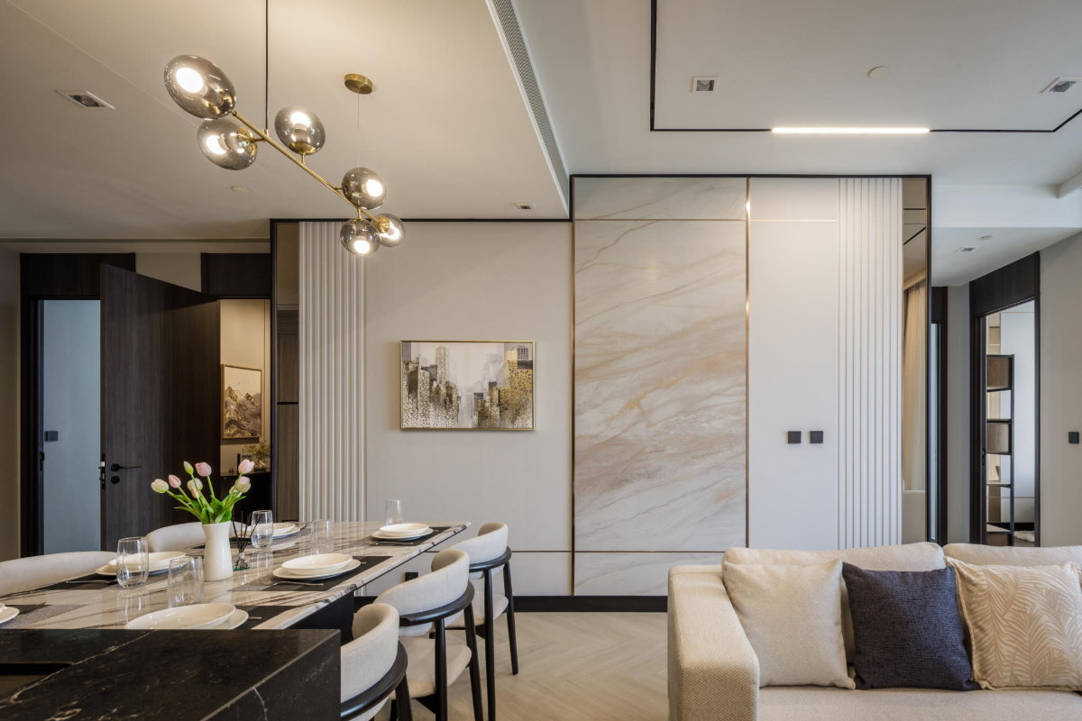 รูป code : H162 ว่างแล้ว!! คอนโดให้เช่า เอสทีค ทองหล่อ (AESTIQ Thonglor) | ห้องมุม วิวเมือง Private Lift หรูหราระดับ Luxury - รูปที่ 3/18