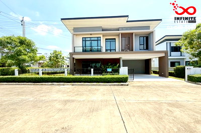 ขายบ้านเดี่ยว : ขายบ้านเดี่ยว 2 ชั้น หลังมุม อีโค เฮ้าส์ ปิ่นเกล้า-ศาลายา ใกล้ม.มหิดล ศาลายา