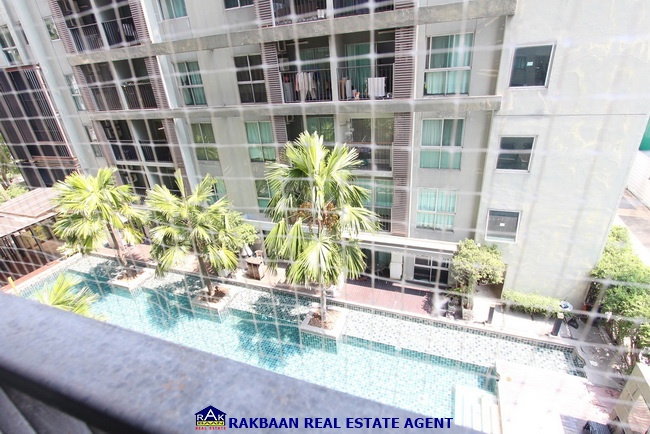 รูป ให้เช่าคอนโด A space อโศก-รัชดา 51ตร.ม. ชั้น4 ห้องริม 2นอน 2น้ำ แอร์ 3เครื่อง เช่า 18,000 เท่านั้น  - รูปที่ 11/11